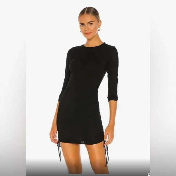 bb dakota steve madden black dress BB Dakota by Steve Madden Black Booked & Busy Long Sleeve Minidress NWT  Small